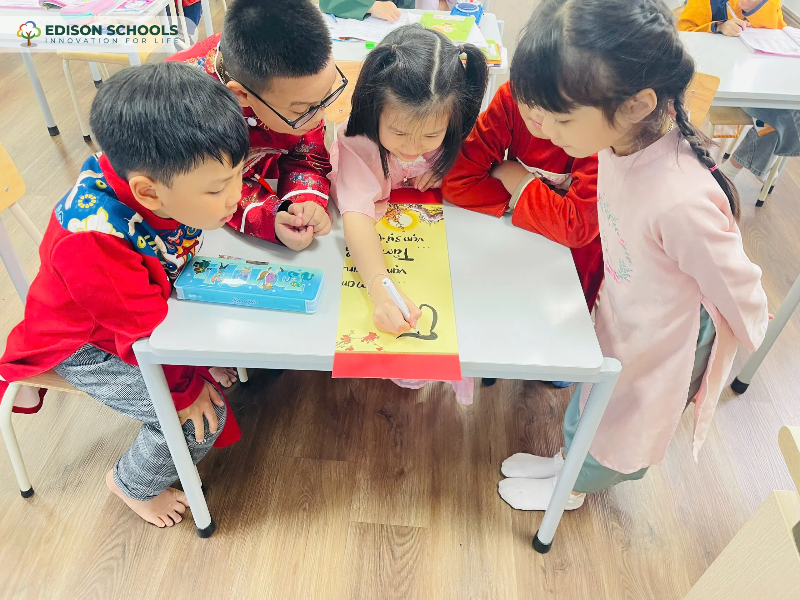 SCHOOL COLOUR DAY (TRADITIONAL RAINBOW) – SẮC XUÂN RỘN RÀNG TRỞ LẠI SÂN TRƯỜNG EDISON SCHOOLS AN KHÁNH