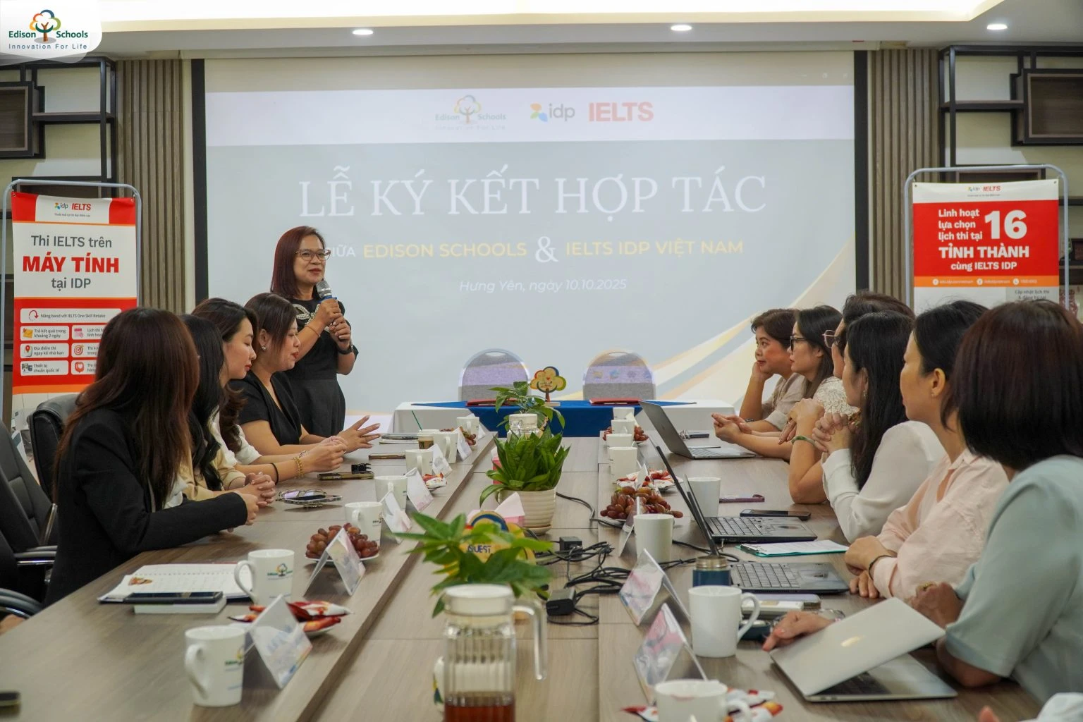 Edison Schools hợp tác cùng IDP IELTS Việt Nam – Đồng hành cùng học sinh trên hành trình hội nhập toàn cầu