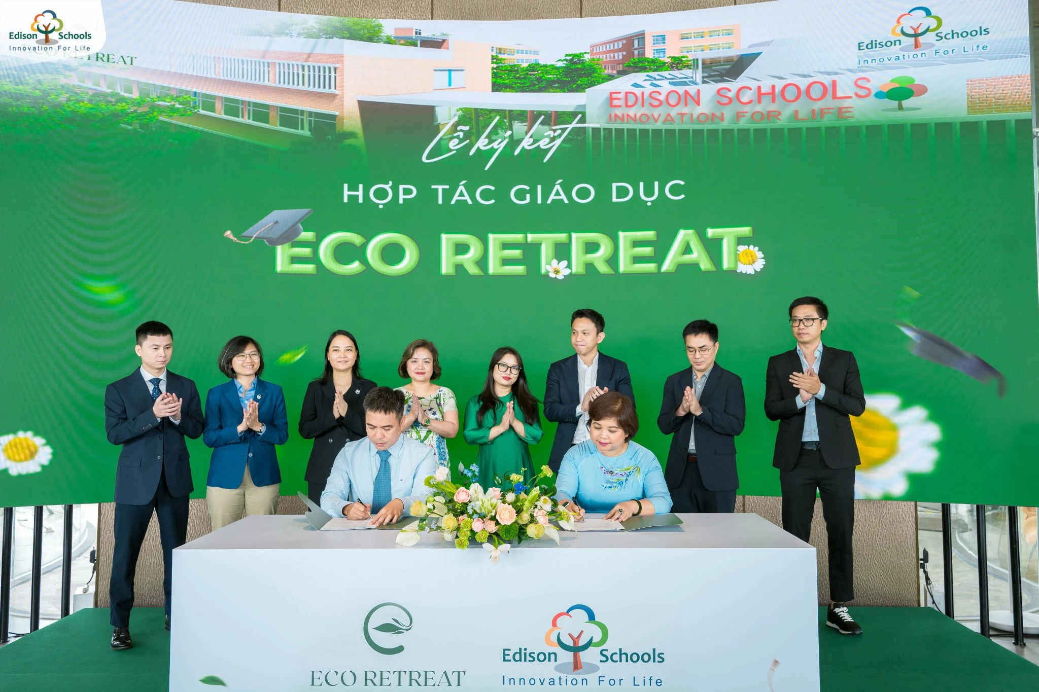 Ký kết hợp tác giáo dục giữa Hệ thống trường Edison và Eco Retreat – Edison Schools sẽ có mặt tại phương Nam