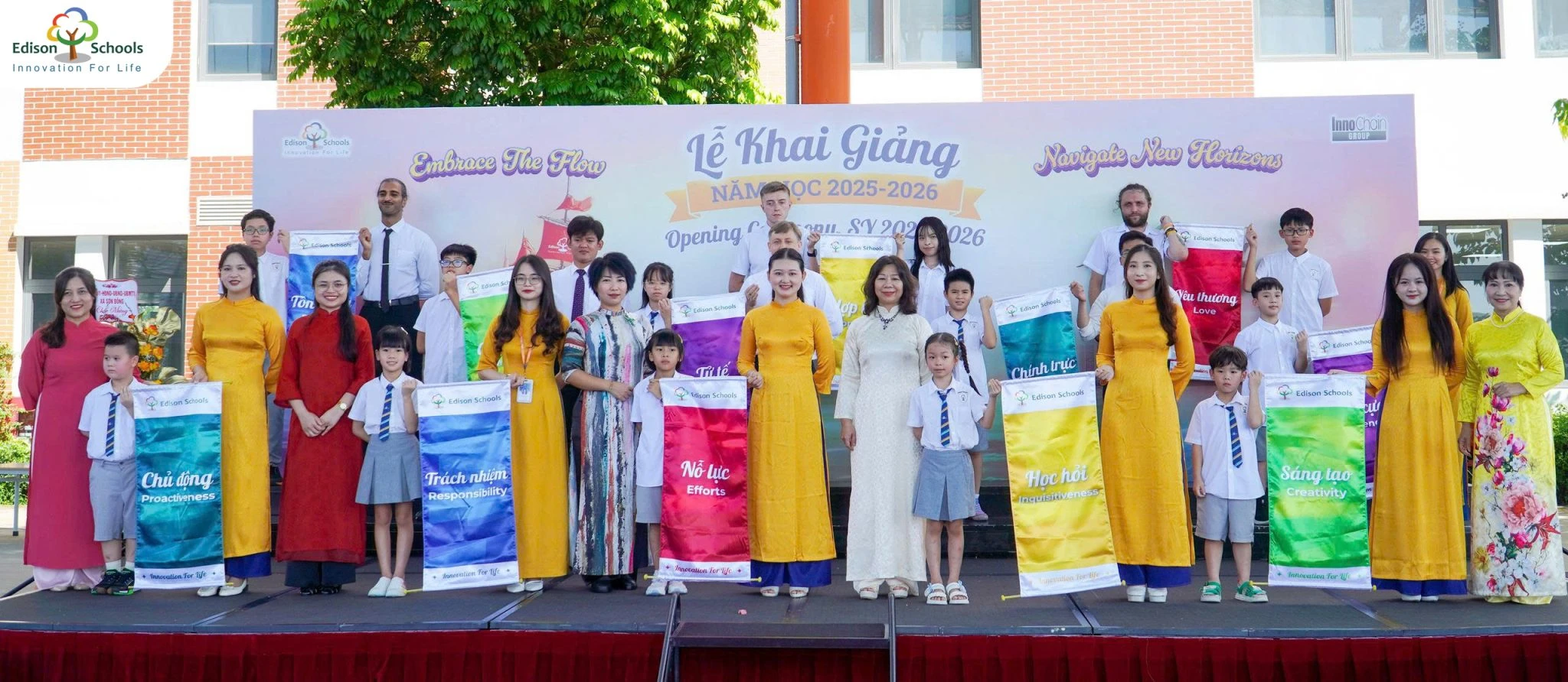 Lễ khai giảng năm học mới 2025 &#8211; 2026: Embrace the flow &#8211; Navigate new horizons