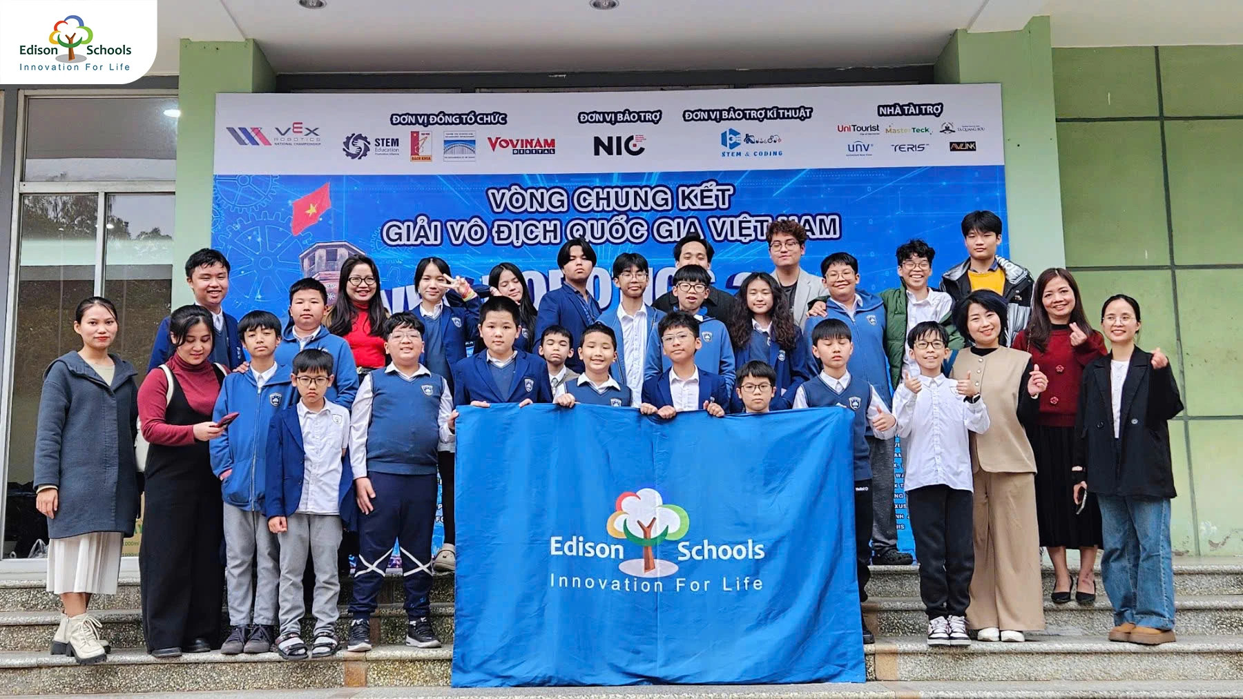Lập kỷ lục quốc gia tại Giải vô địch Vex Robtics Việt Nam 2025, Các đội tuyển của hệ thống Edison Schools giành 02 tấm vé tham dự Giải vô địch Vex Robotics Thế giới tại Hoa Kỳ