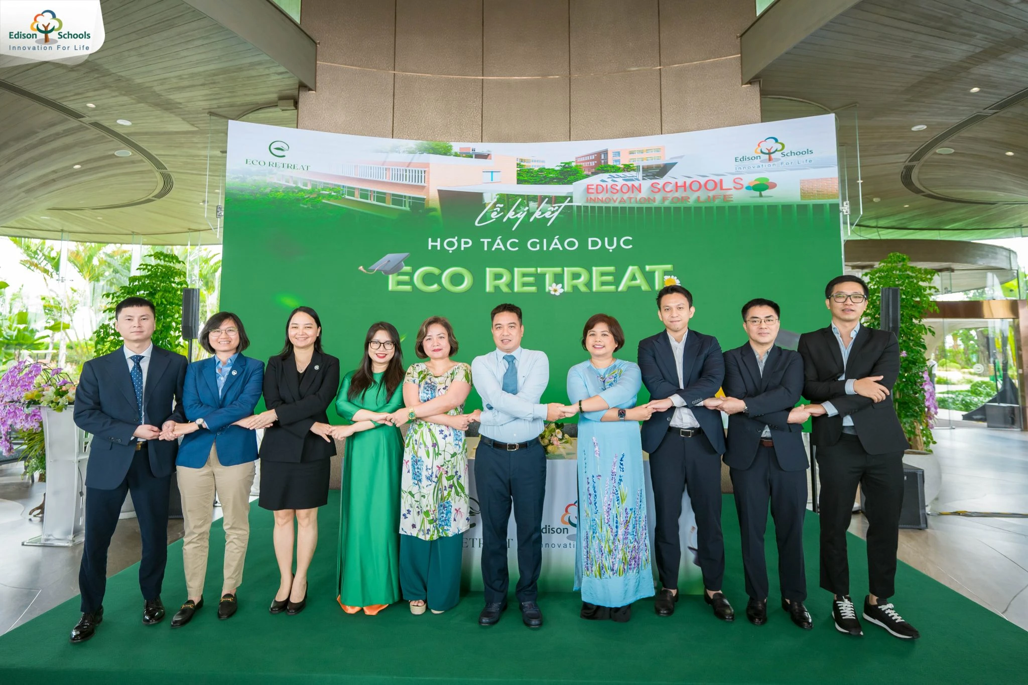 Ký kết hợp tác giáo dục giữa Hệ thống trường Edison và Eco Retreat – Edison Schools sẽ có mặt tại phương Nam