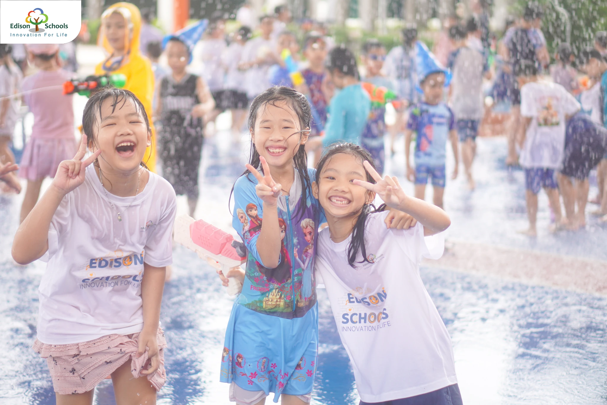 Water Game – Mùa hè mát lạnh tại Edison An Khánh