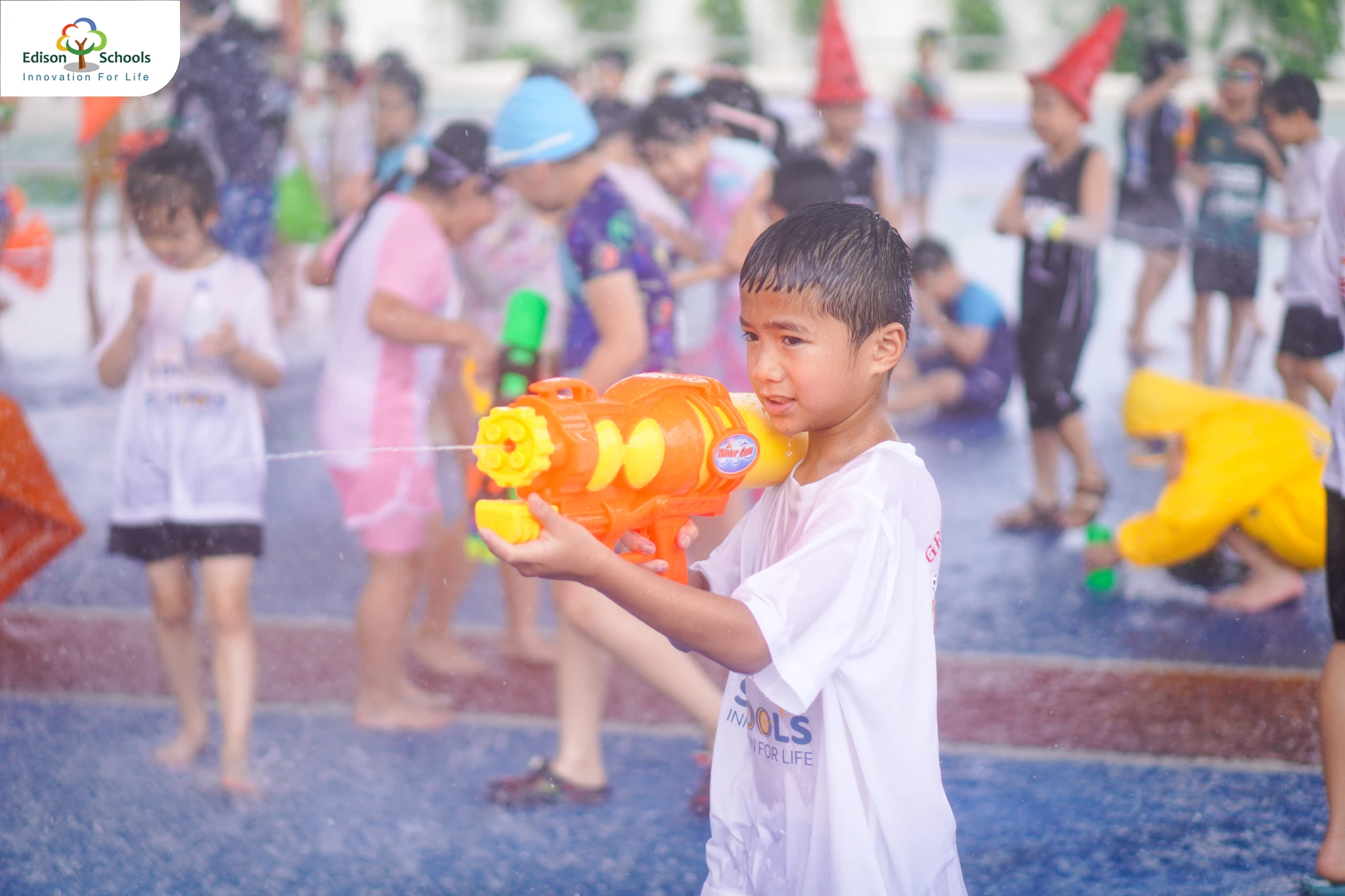 Water Game – Mùa hè mát lạnh tại Edison An Khánh