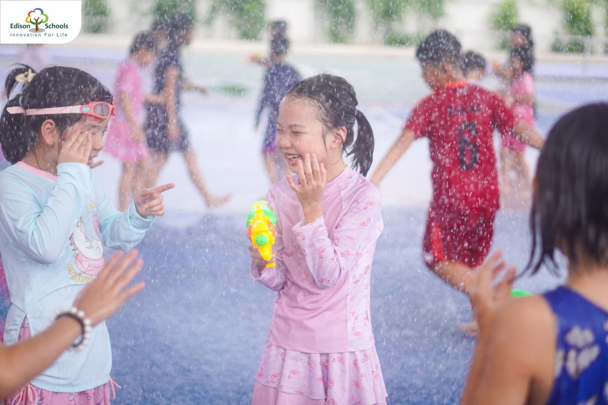 Water Game – Mùa hè mát lạnh tại Edison An Khánh