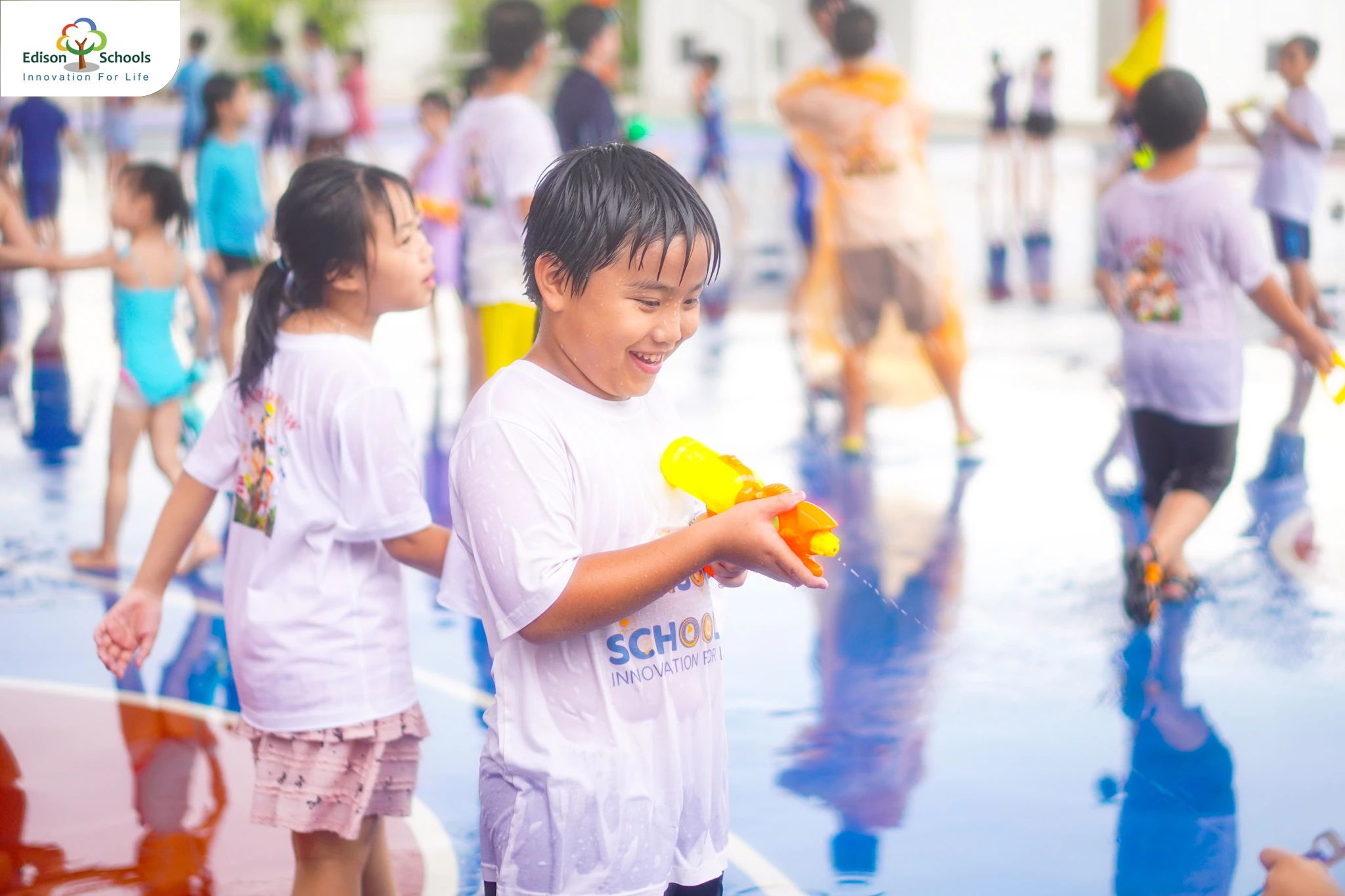 Water Game – Mùa hè mát lạnh tại Edison An Khánh