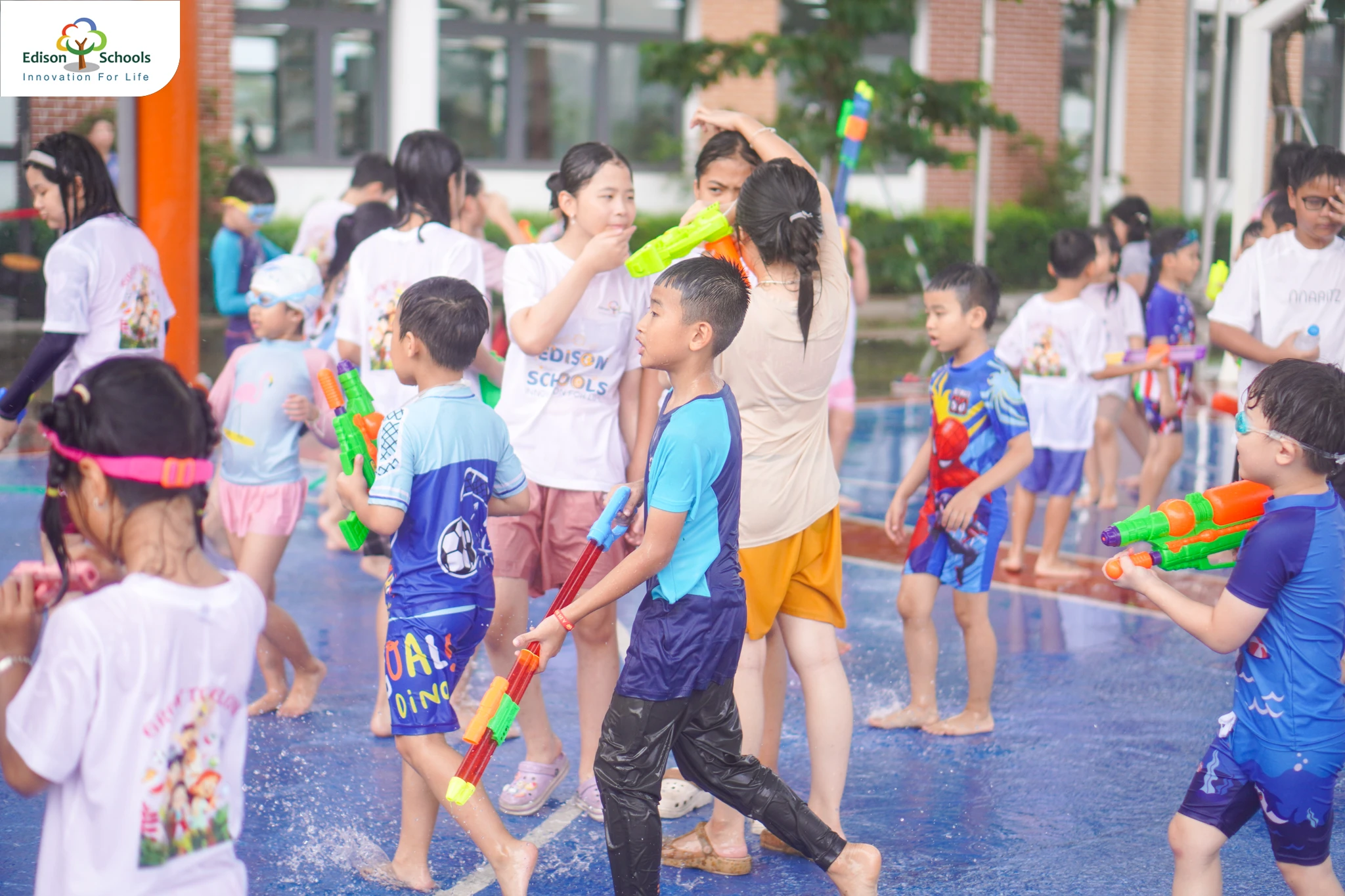 Water Game – Mùa hè mát lạnh tại Edison An Khánh