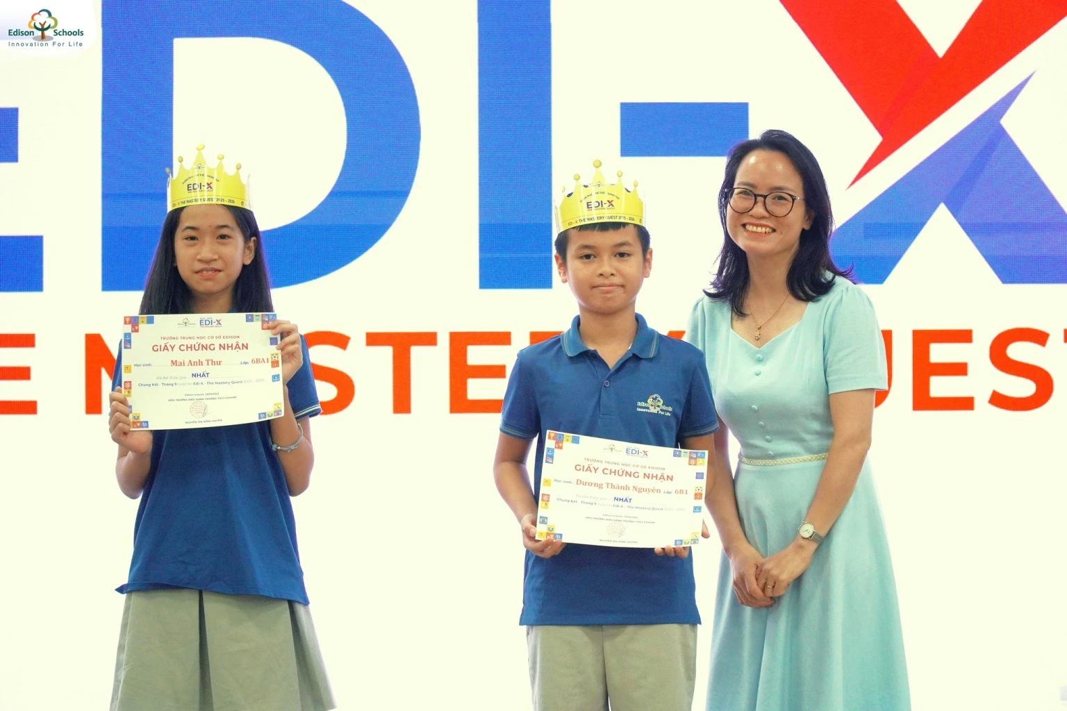 Trường THCS Edison | Edi-X bùng nổ cảm xúc ngay vòng thi đấu đầu tiên