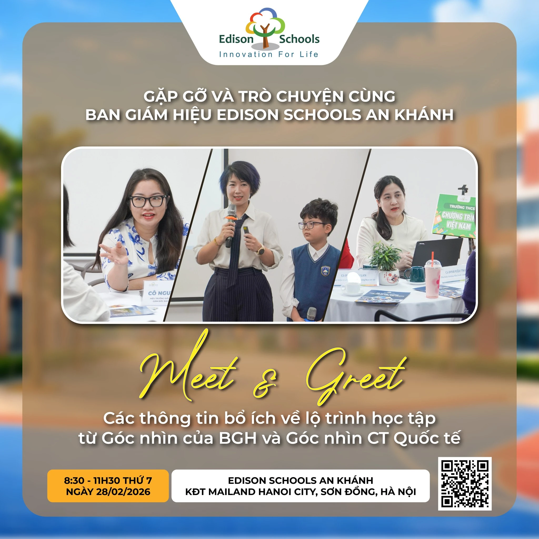 CHUỖI SỰ KIỆN “EXPLORE EDISON” – CÙNG CON KHÁM PHÁ NGÔI TRƯỜNG MƠ ƯỚC