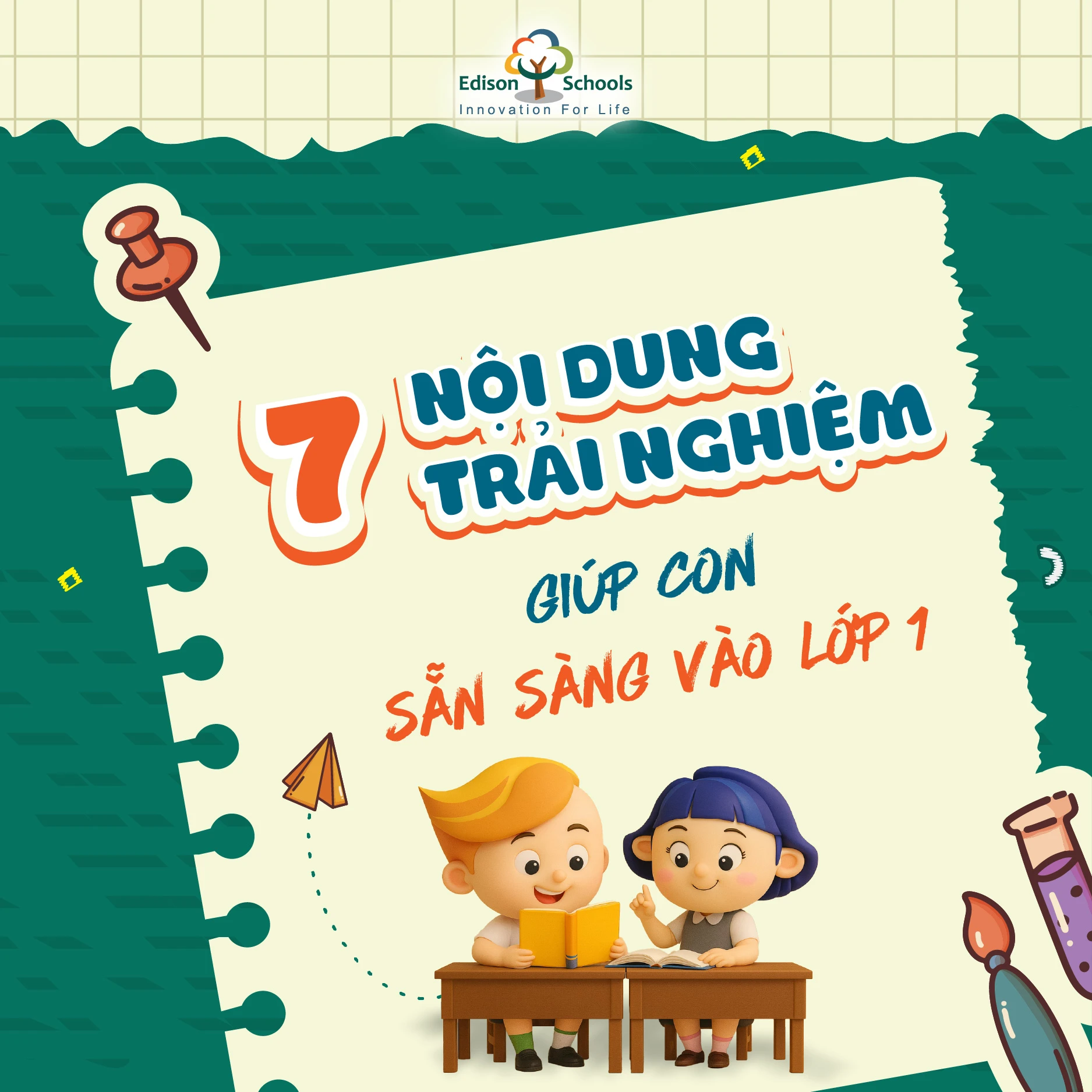 ☀️ “Chào eddie lớp 1” – Khóa Tiền tiểu học giúp con sẵn sàng vào lớp 1