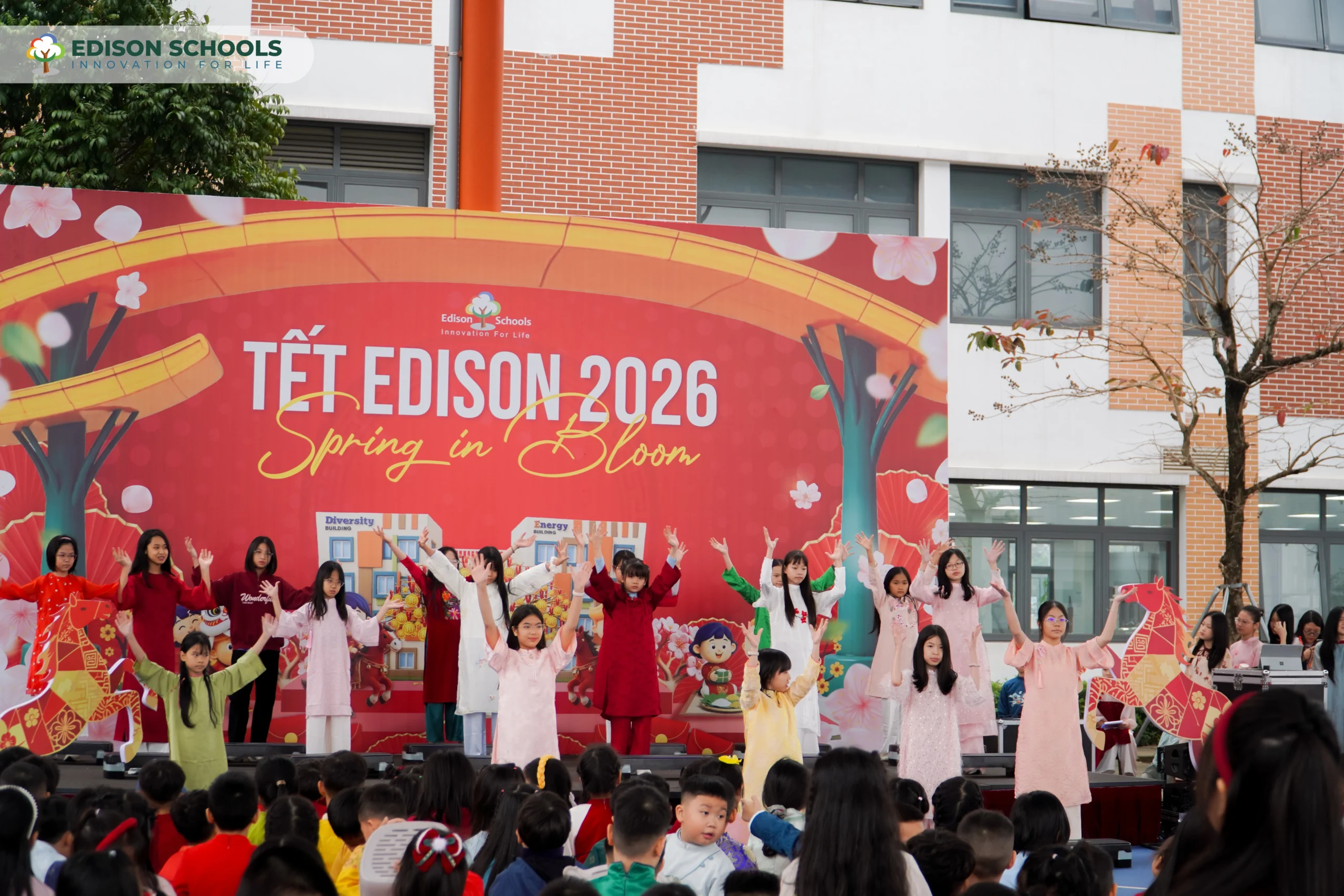 TƯNG BỪNG NGÀY HỘI XUÂN “TẾT OH TẾT – SPRING IN BLOOM”  RỘN RÀNG SẮC TẾT TẠI EDISON SCHOOLS AN KHÁNH