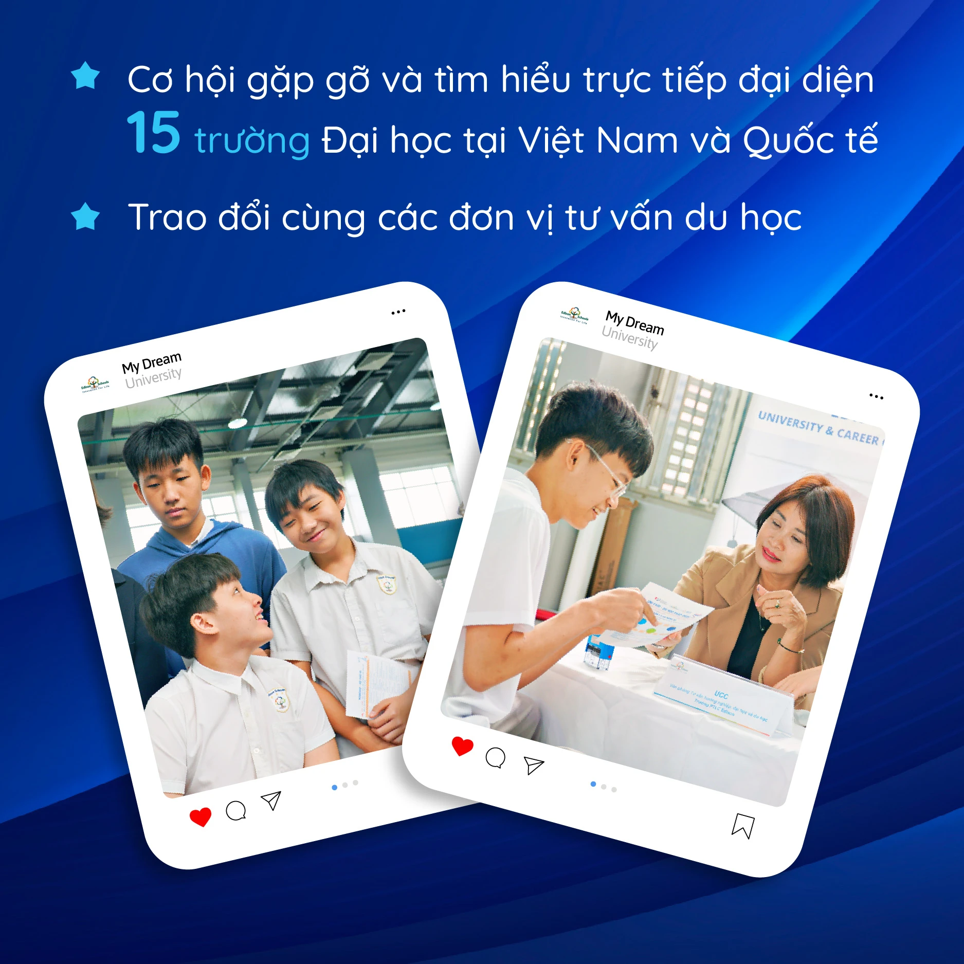 Edison University & Career Fair 2025 – Ngày hội kết nối học sinh Edison với hơn 15 trường đại học Việt Nam & Quốc tế