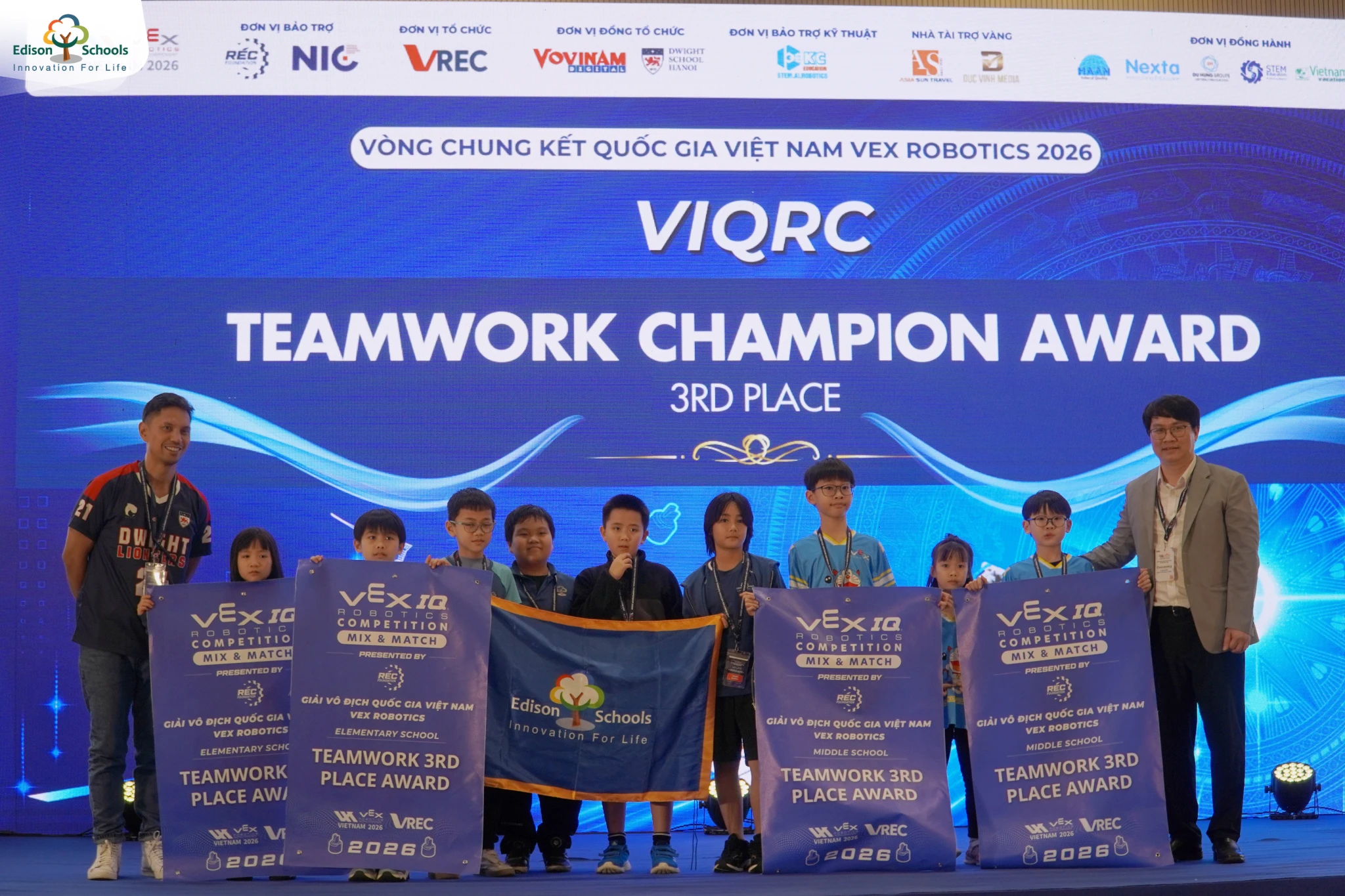 Hành trình Robotics VexIQ của Eddies Tiểu học  – Những trải nghiệm đáng nhớ tại giải Vô địch Quốc gia 2026