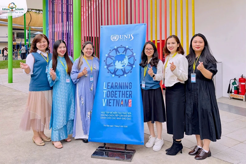 Giáo viên Edison Schools tham dự hội thảo Learning Together Vietnam 2026
